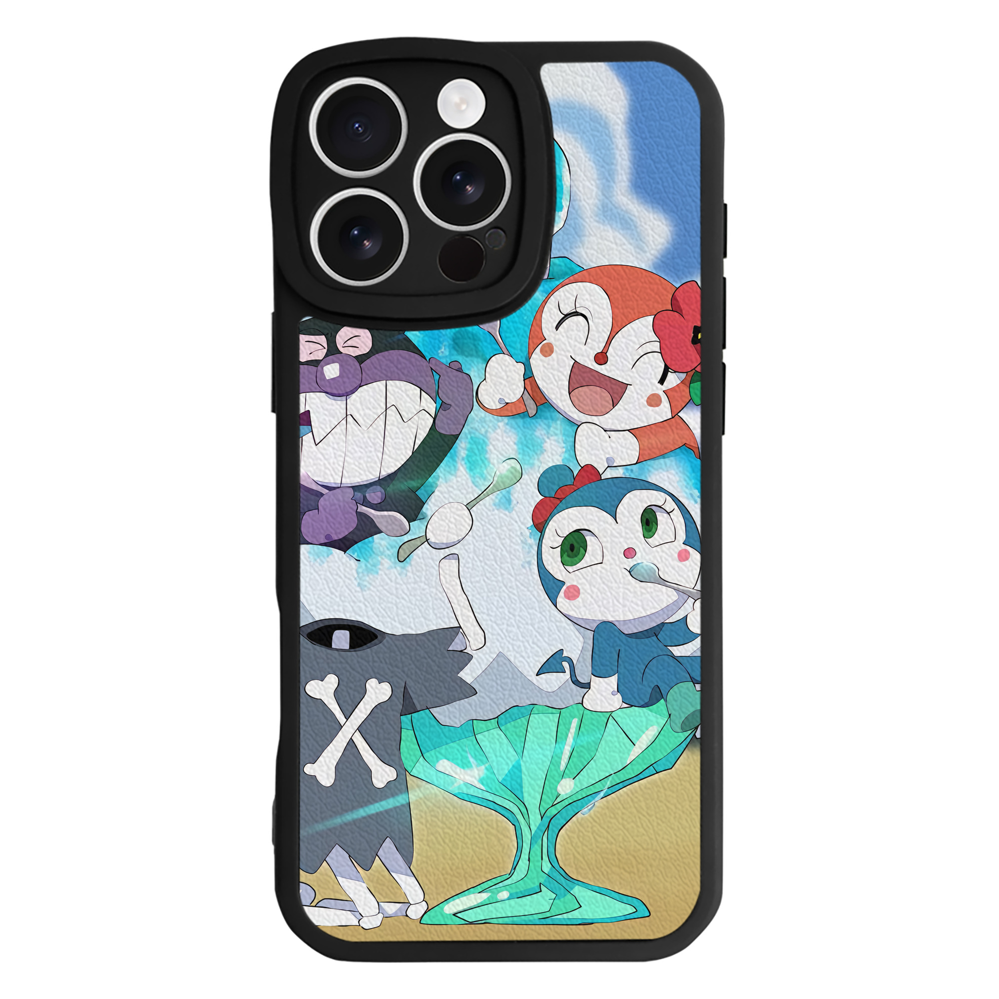 （画像用） アンパンマン Anpanman 【iPhone 16シリーズ対応】シリコンスマホケース（レザー調） 材質：シリコン